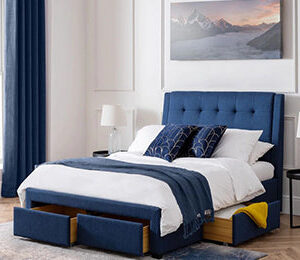 Fullerton 4 Drawer Bed - Blue