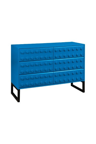 Blox 6 Drawer Wide Chest