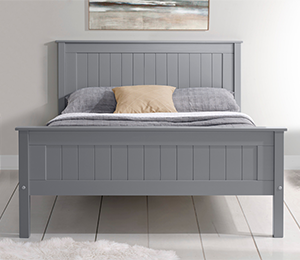 Taurus light Grey H/F Bed
