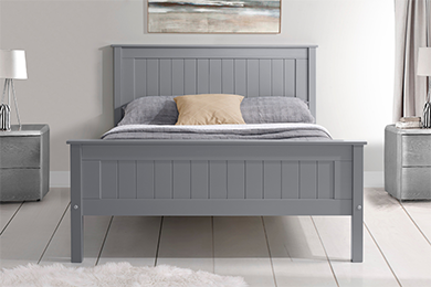 Taurus light Grey H/F Bed