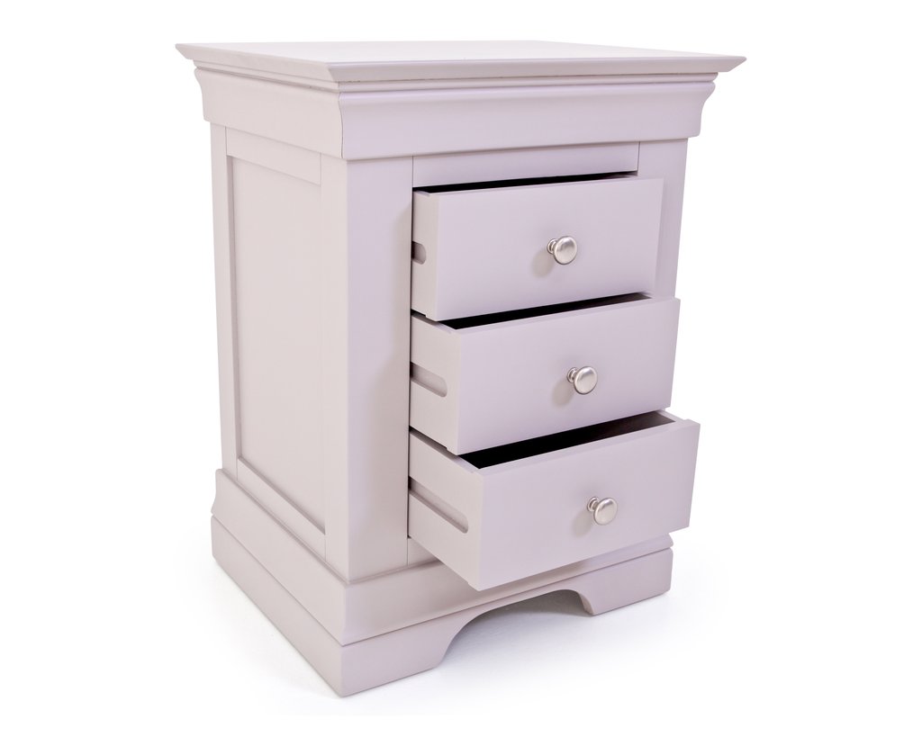 Chantilly Grey Bedside Locker - Image 4
