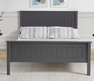 Taurus Dark Grey H/F Bed