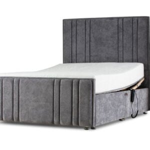 Talbot Electric Bed with a Footboard and a Faith & Ethan Comfort Touch Mattress