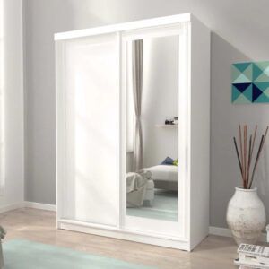 Alaska 1.5m Sliderobe - White