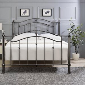 Callisto Black Chrome Metal bed