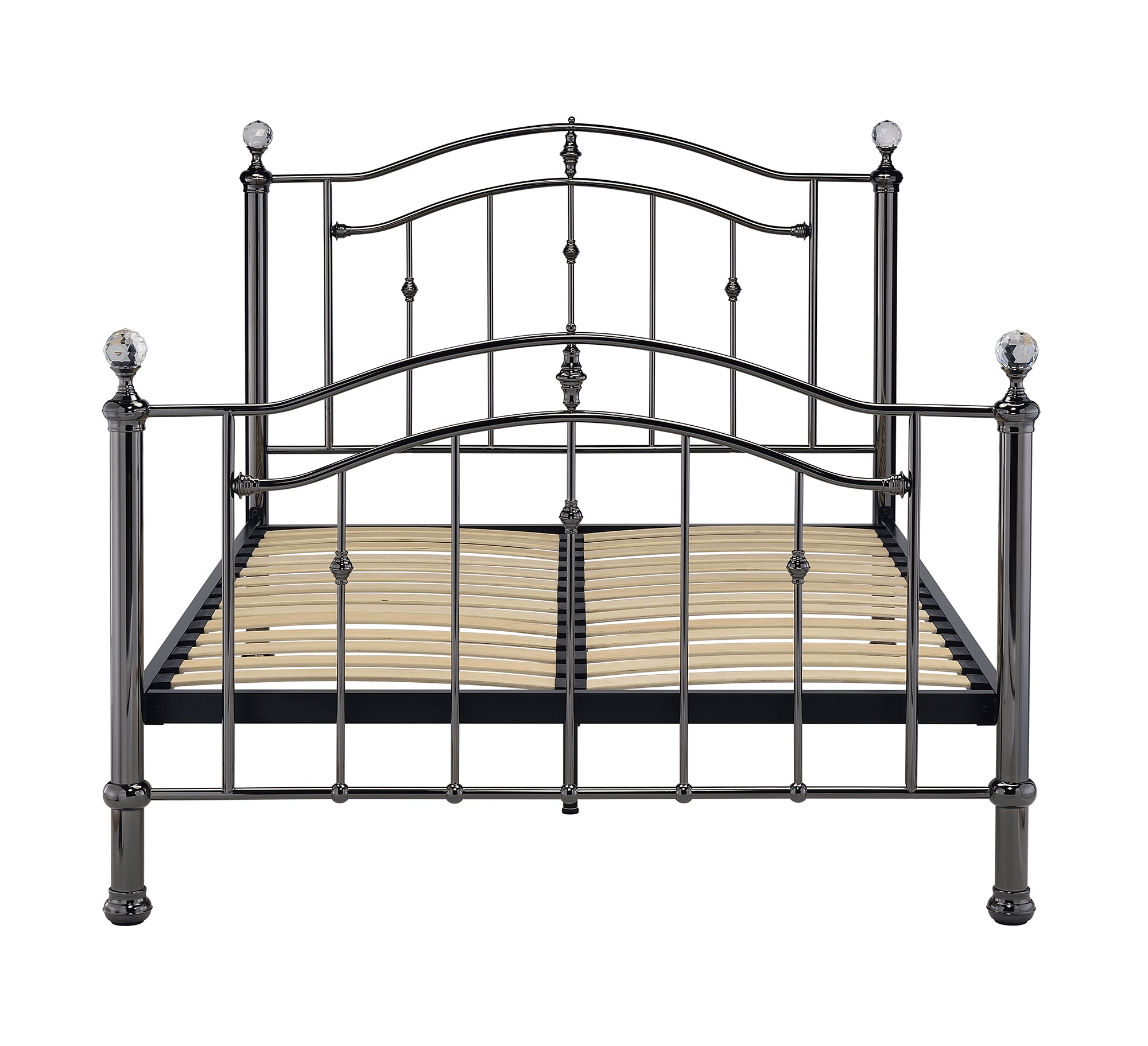 Callisto Black Chrome Metal bed - Image 3
