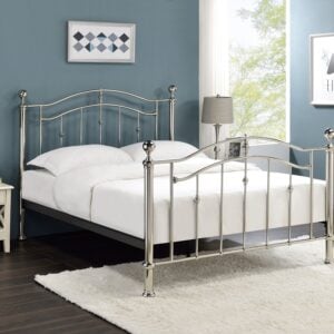 Callisto Chrome Metal bed