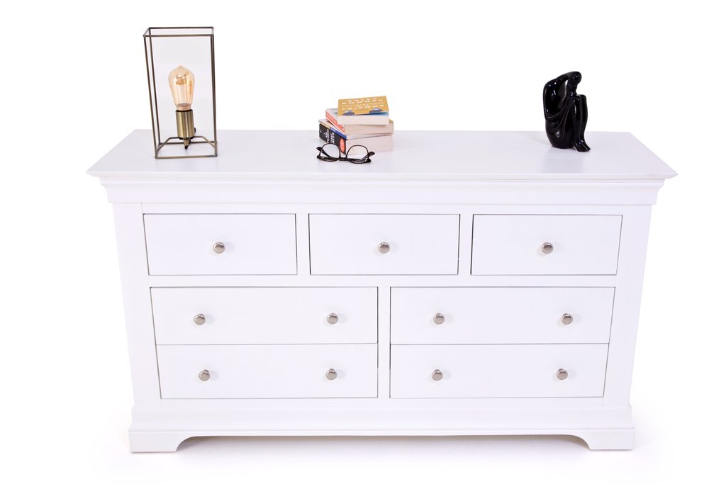 Chantilly White 3 over 4 Chest - Image 2