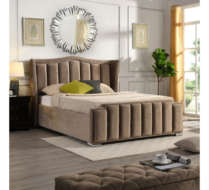 Clare Mink Gas lift Bed