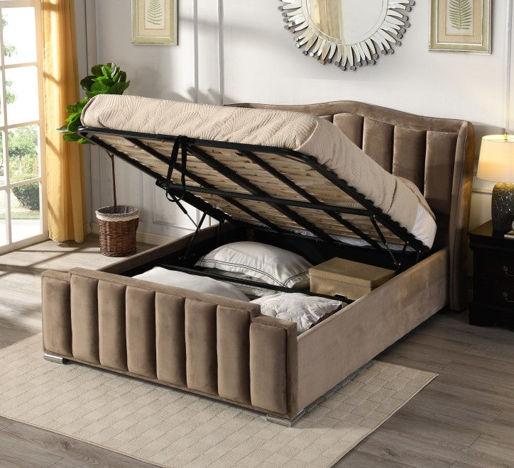 Clare Mink Gas lift Bed - Image 2