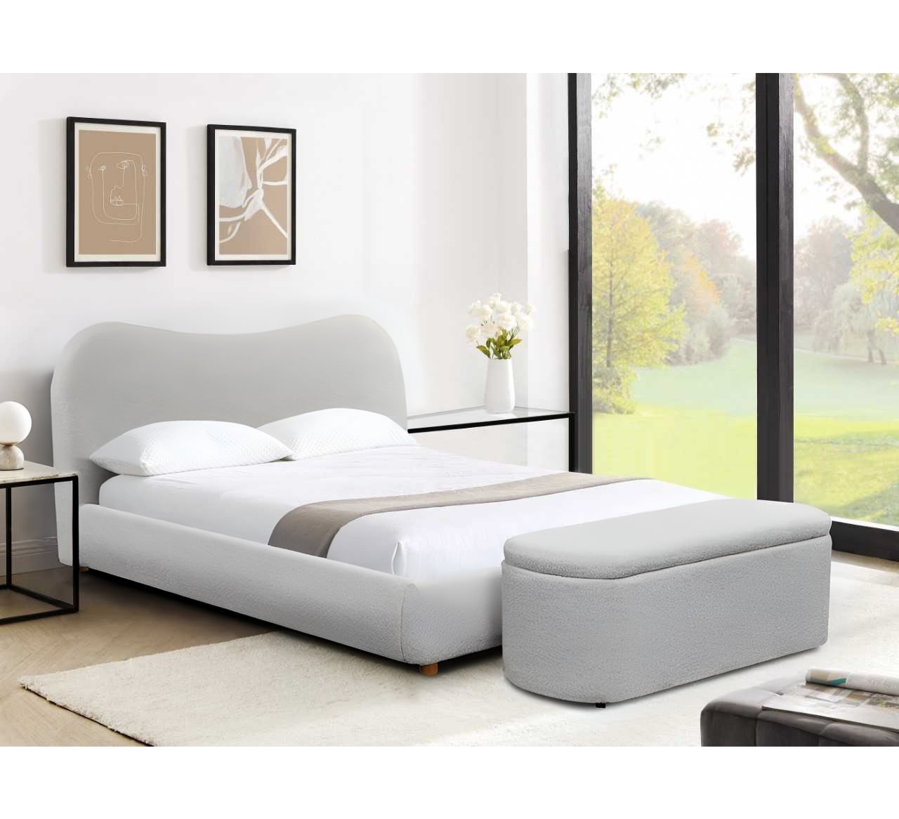 Donegal Grey Bed