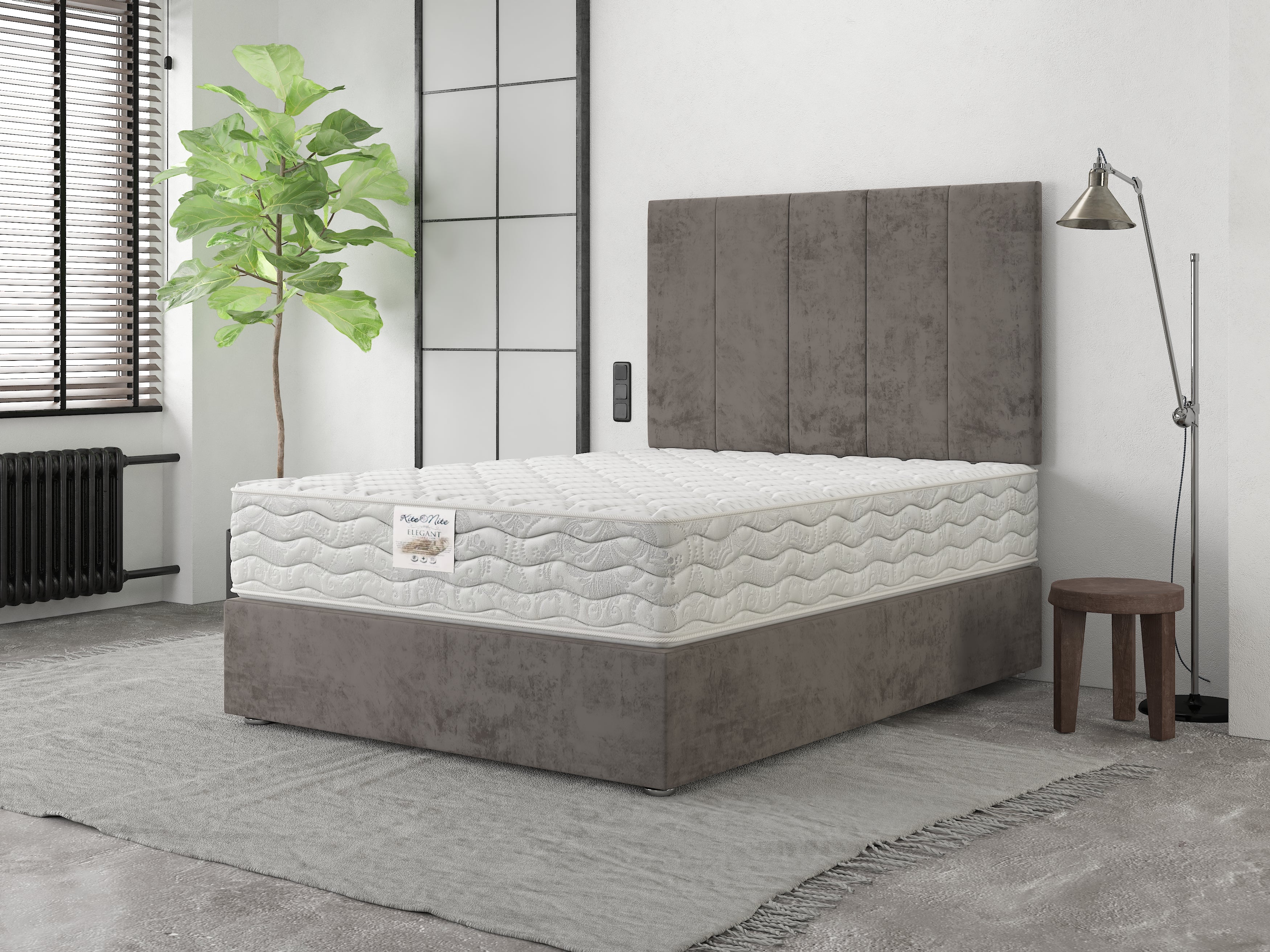Elegant mattress quilted + Base & Headboard - Image 7