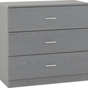 Felix 3 Drawer Chest - Grey