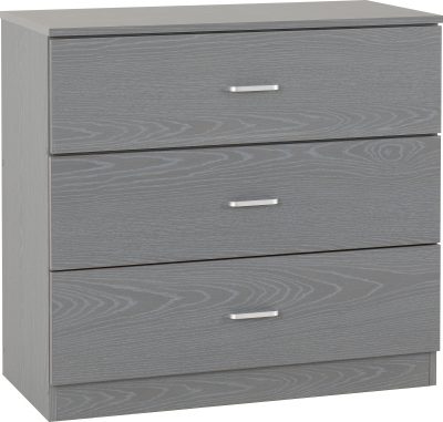 Felix 3 Drawer Chest - Grey