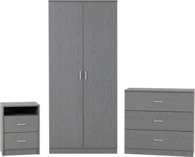 Felix Bedroom Set - Grey