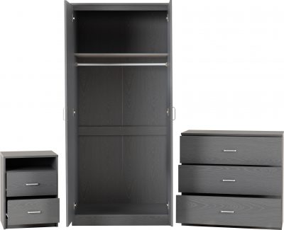 Felix Bedroom Set - Grey - Image 2