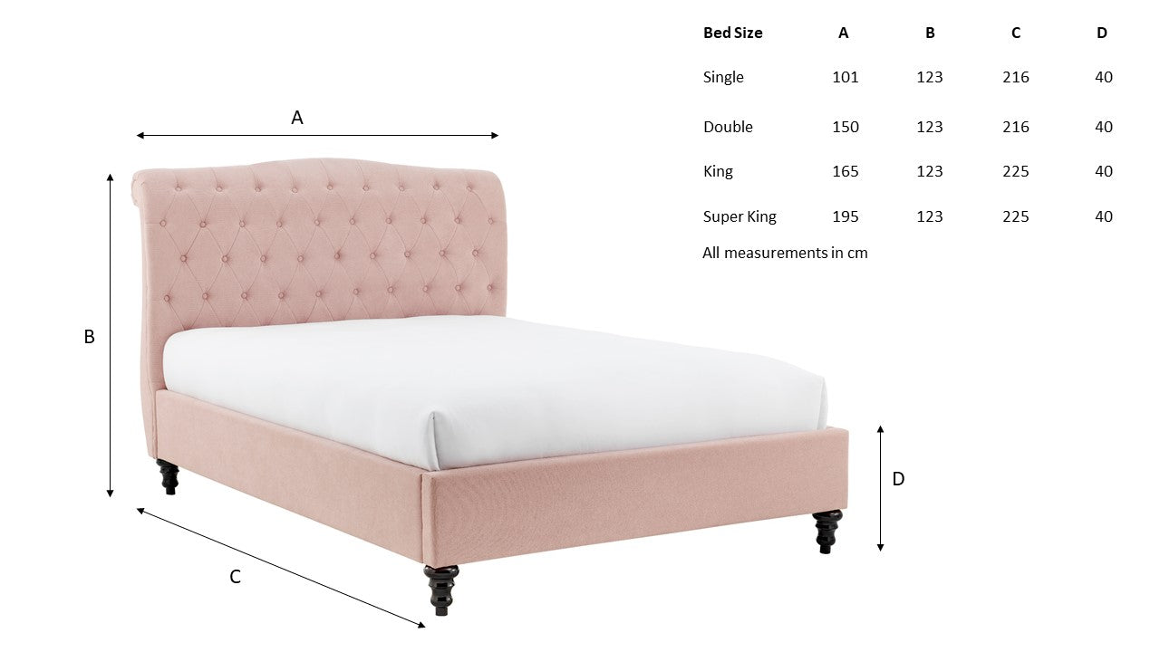 Rosa Pink bed - Image 2