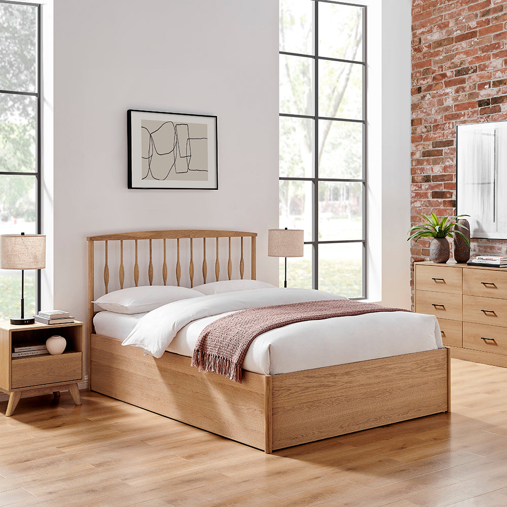 Juno Oak Storage Bed - Image 2