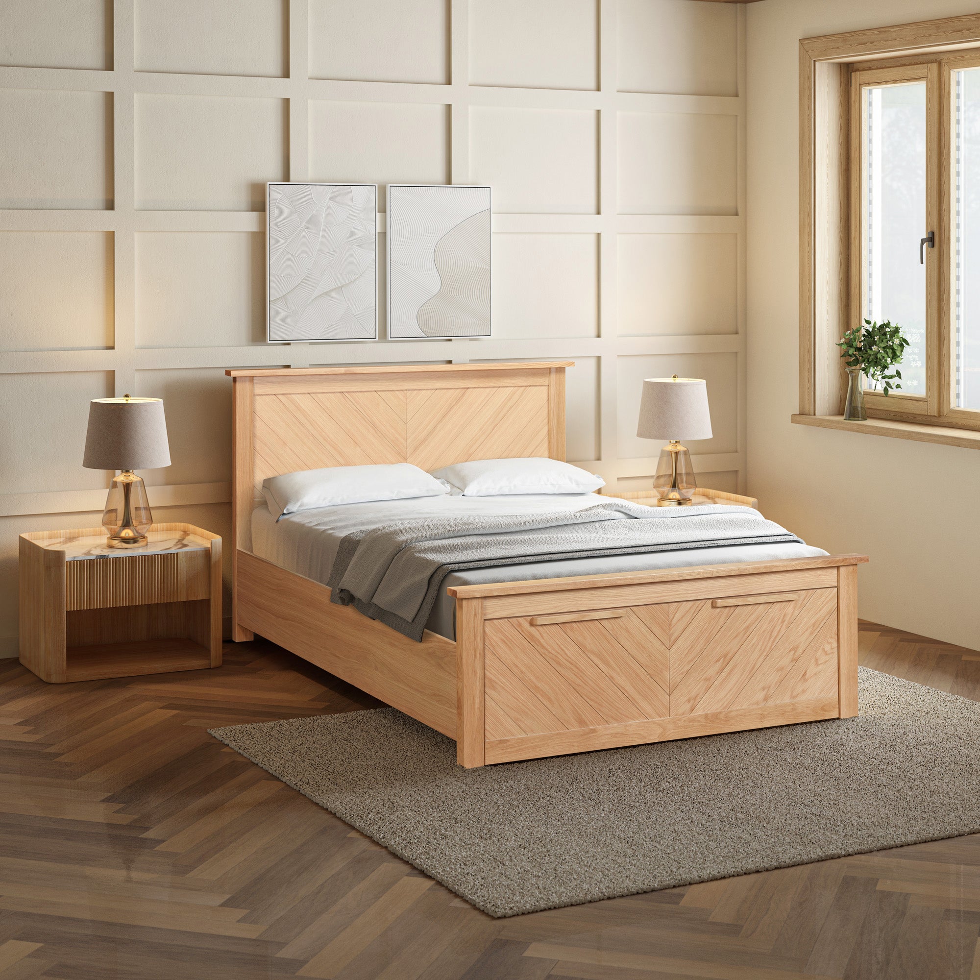 Kenji Oak with Drawers - Image 2