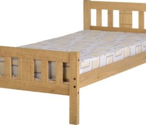 Rio Bed Distressed Waxed Pine