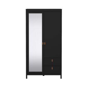 Madrid Wardrobe with 1 door + 1 mirror door + 2 drawers