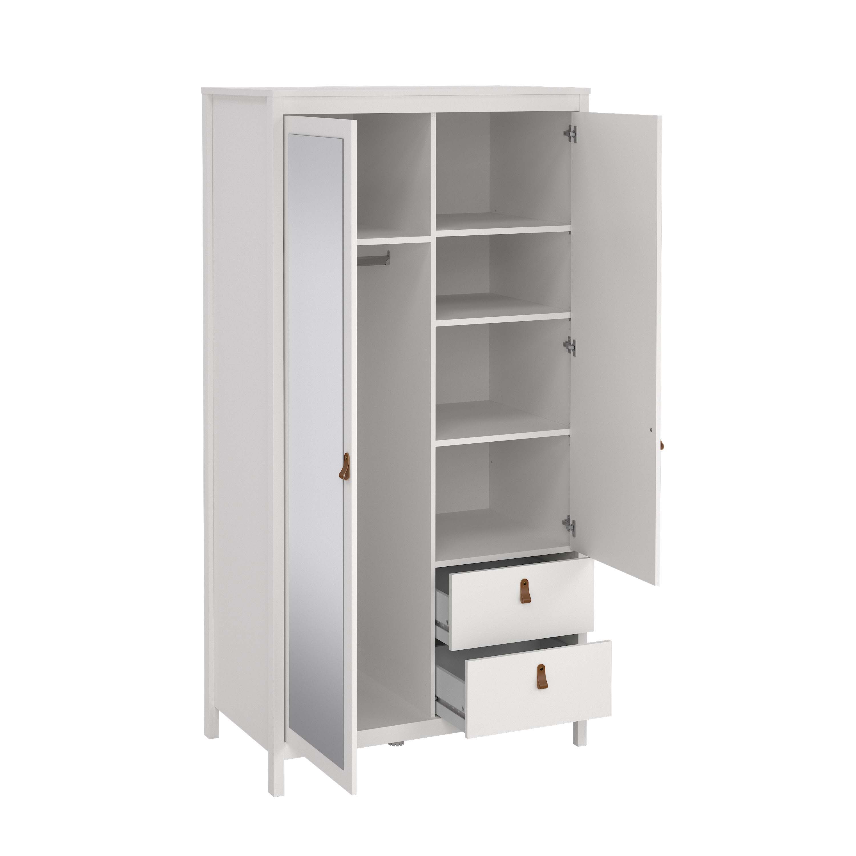 Madrid Wardrobe with 1 door + 1 mirror door + 2 drawers - Image 6