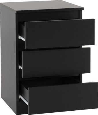 Malvern 3 Drawer Bedside - Image 3