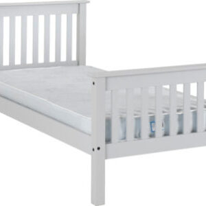 Monaco Grey bed single