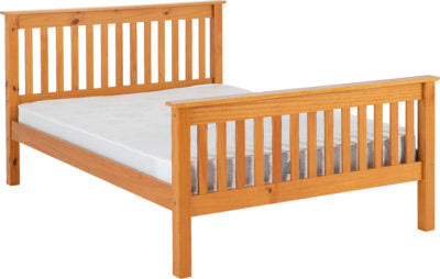 Monaco High Foot End Bed Antique Pine