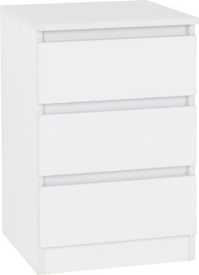 Malvern 3 Drawer Bedside - Image 4
