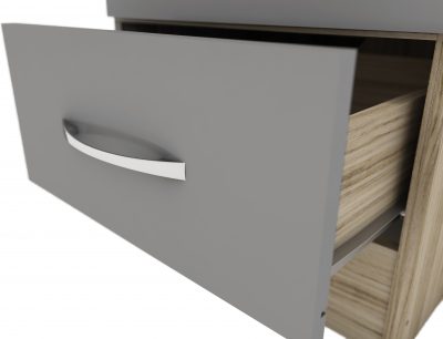 Nevada 1 door 1 drawer Wardrobe - Image 4