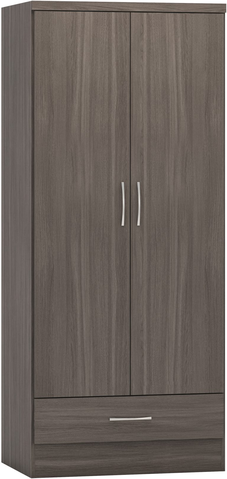 Nevada 2 Door 1 Drawer Wardrobe - Image 5