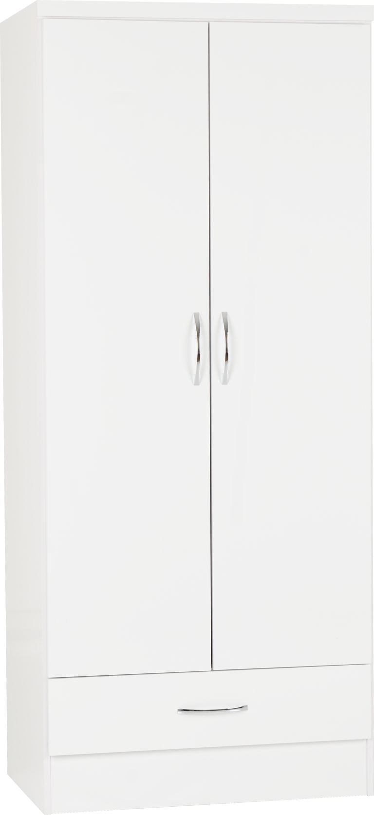 Nevada 2 Door 1 Drawer Wardrobe - Image 3