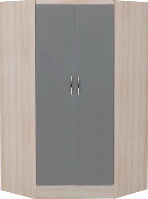 Nevada 2 Door Corner Wardrobe - Image 6