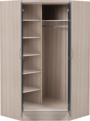 Nevada 2 Door Corner Wardrobe - Image 2