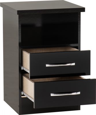 Nevada 2 Drawer Bedside - Image 4