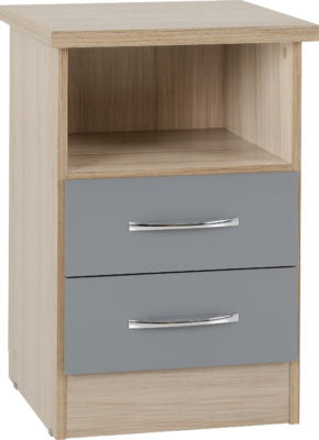 Nevada 2 Drawer Bedside - Image 2