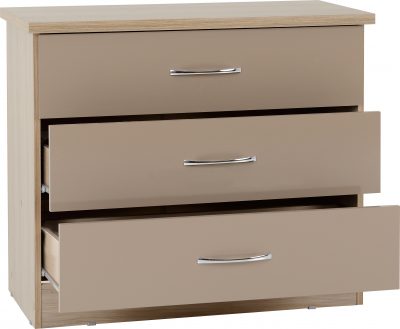 Nevada 3 Drawer Chest - Image 4