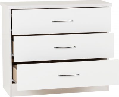 Nevada 3 Drawer Chest - Image 6