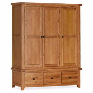 Oscar Triple Wardrobe with Drawers