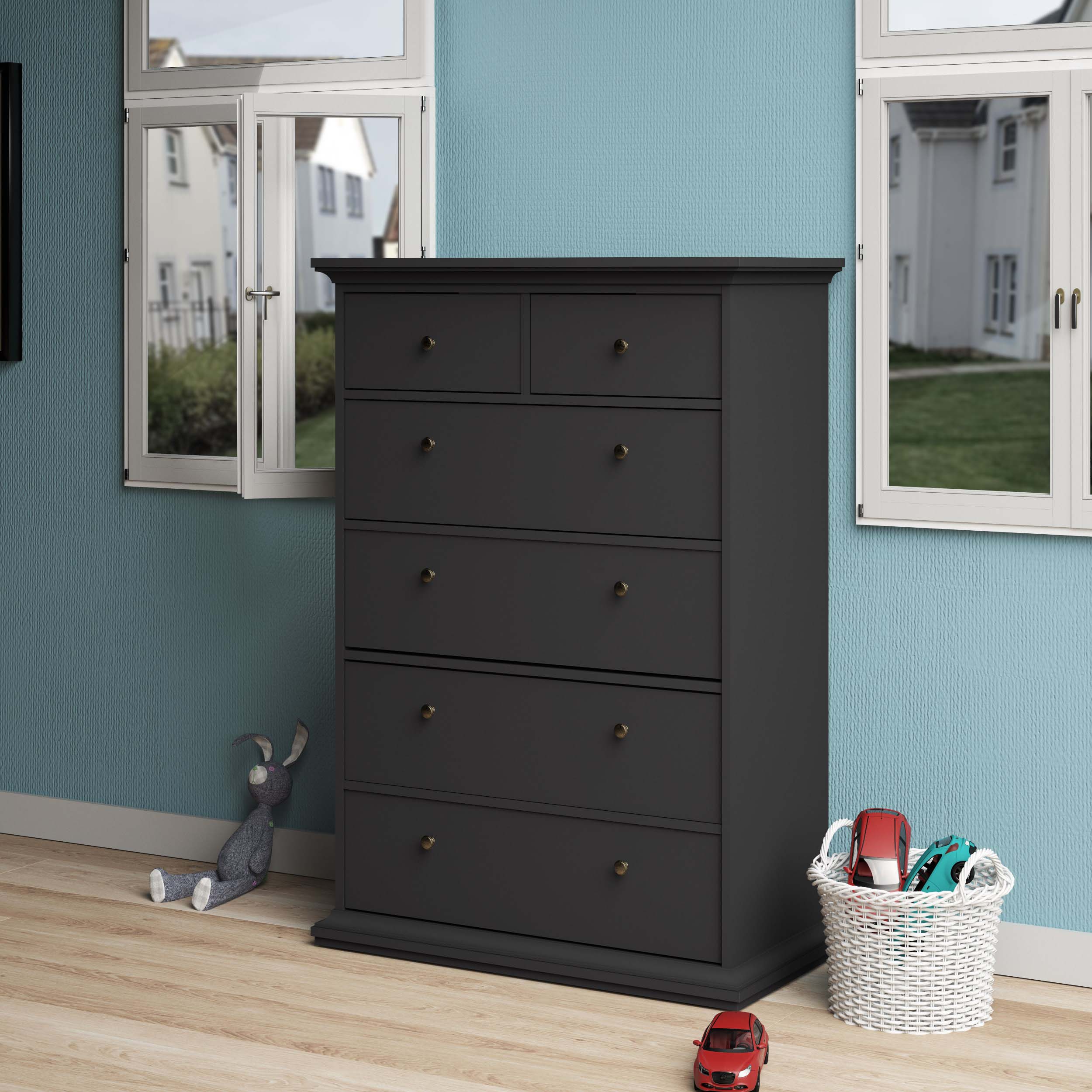 Paris 6 Drawer Chest - Image 3