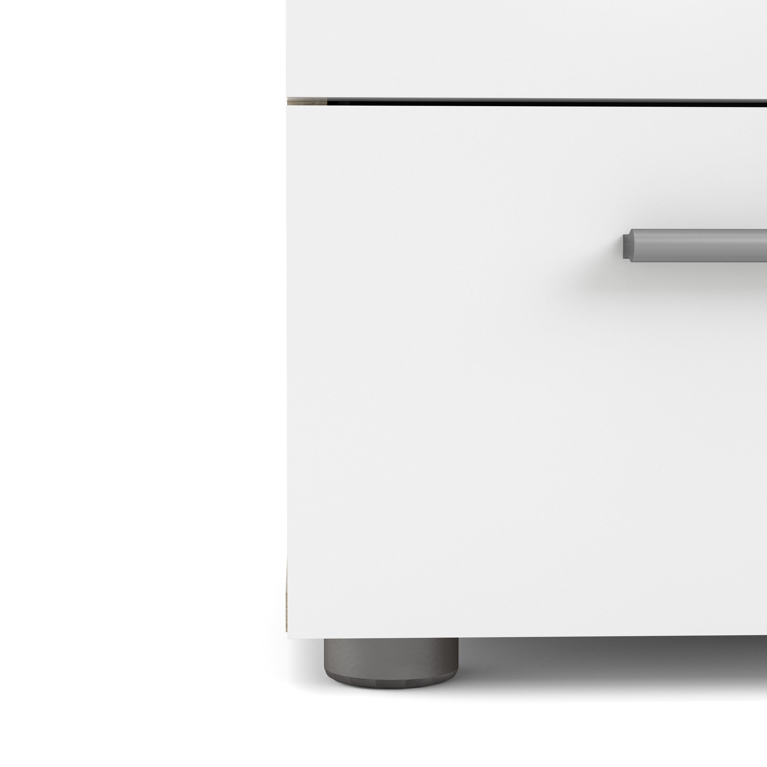 Pepe 5 Drawer Chest - Oak with White High Gloss - Image 4
