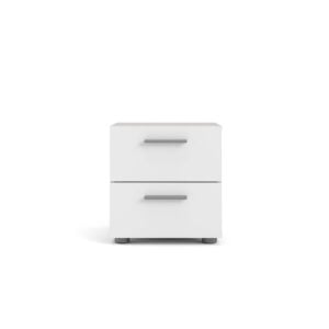 Pepe Nightstand - Oak with White High Gloss