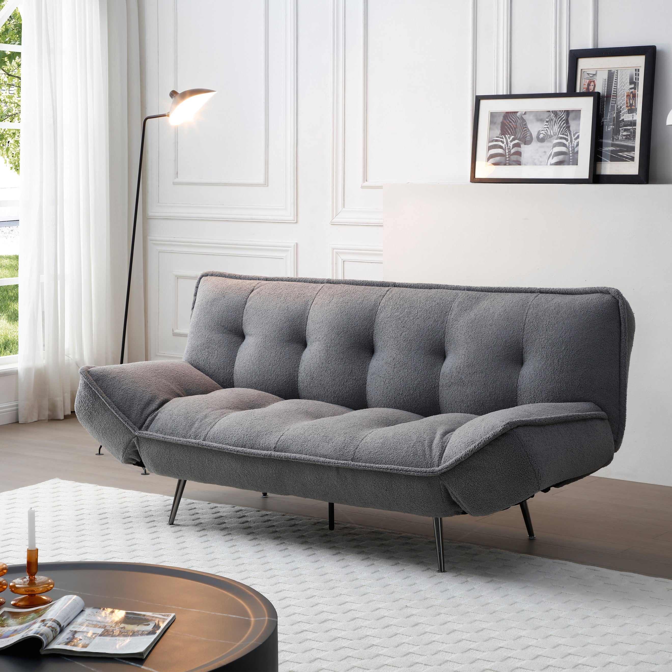 Remi Sofa Bed Cream - Image 4