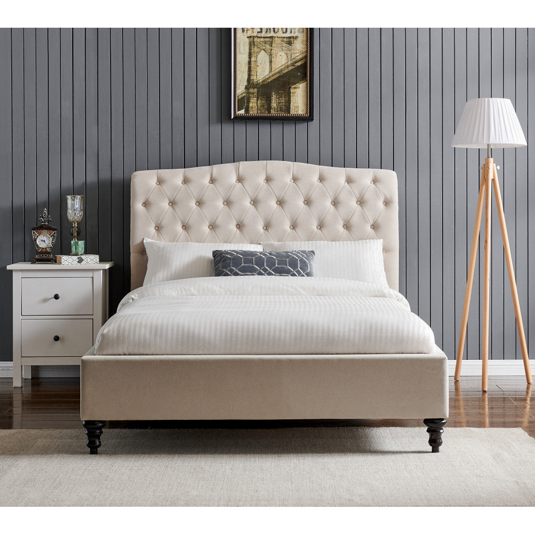 Rosa Bed Natural