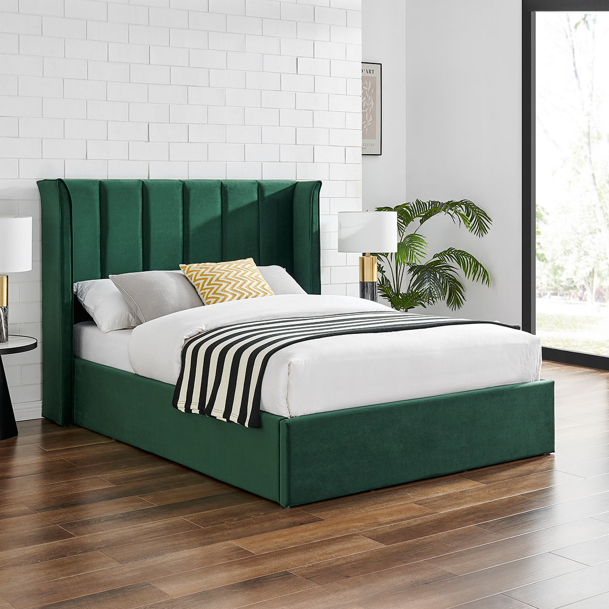 Polaris Emerald Green Storage Bed - Image 5