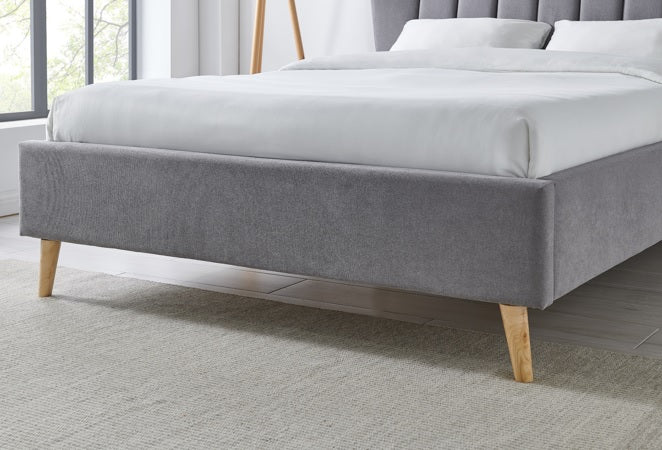 Tasya Light Grey bed - Image 4