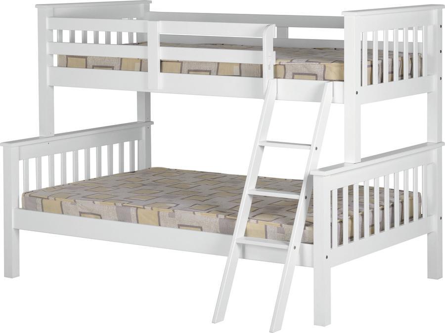Triple Bunk Bed White - Image 2