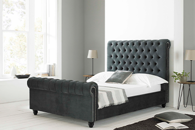 Paris Bed - Grey