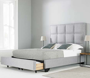 Palma Bed with Pull Out Drawer